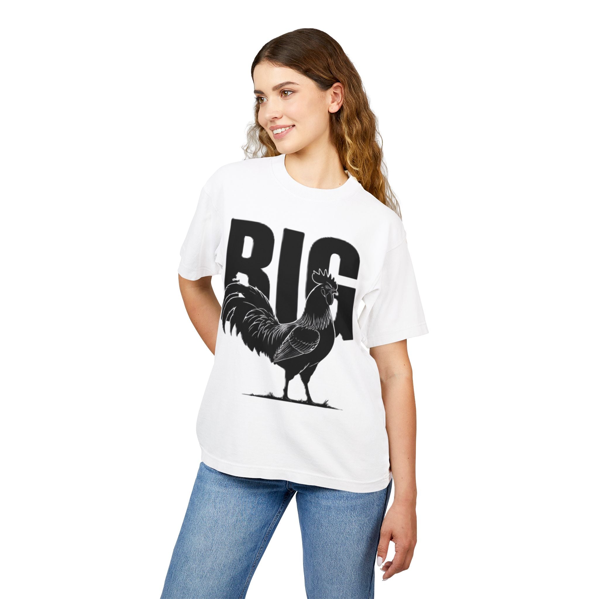 Rooster 'BIG' Graphic Tee — Bold Farmhouse Streetwear