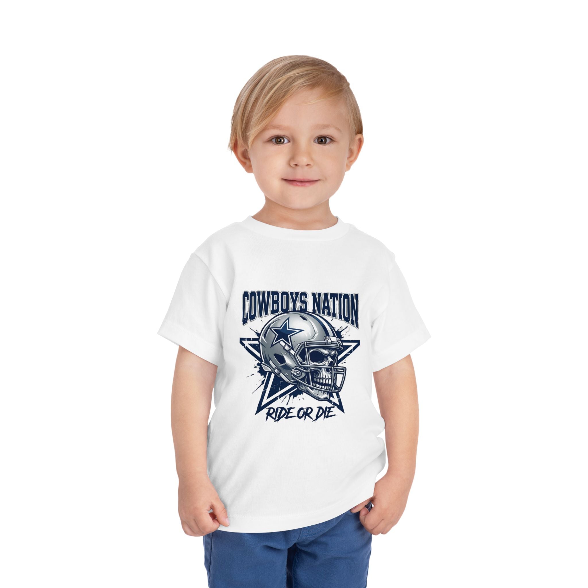 Cowboys Nation Toddler Tee — Ride or Die Football Shirt
