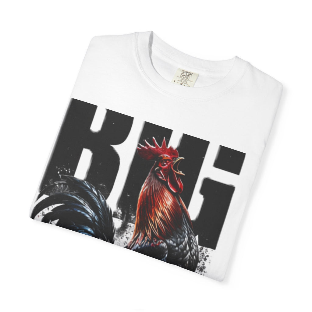 Rooster Graphic T-Shirt — Bold 'Big' Rooster Farm Life Tee