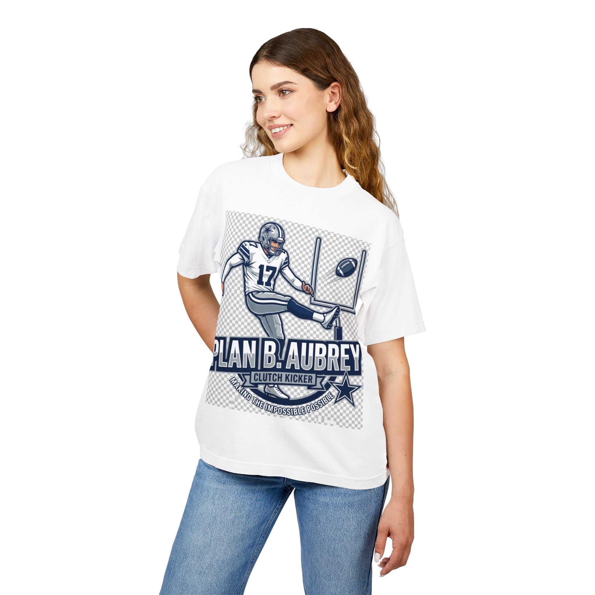 Plan B. Aubrey Clutch Kicker Football T-Shirt