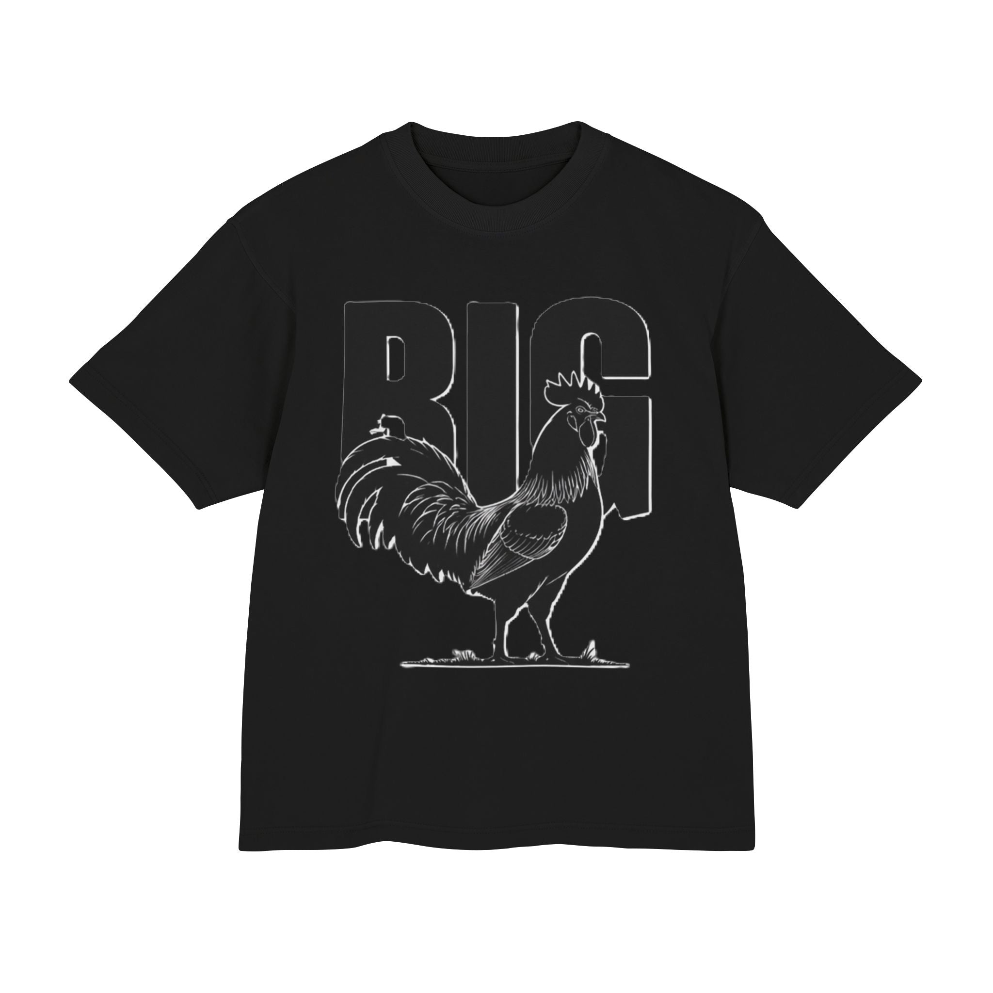 Rooster 'BIG' Graphic Tee — Bold Farmhouse Streetwear