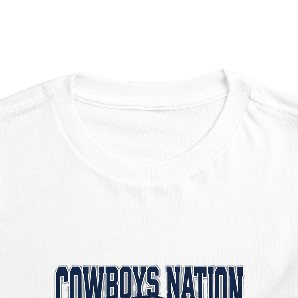 Cowboys Nation Toddler Tee — Ride or Die Football Shirt