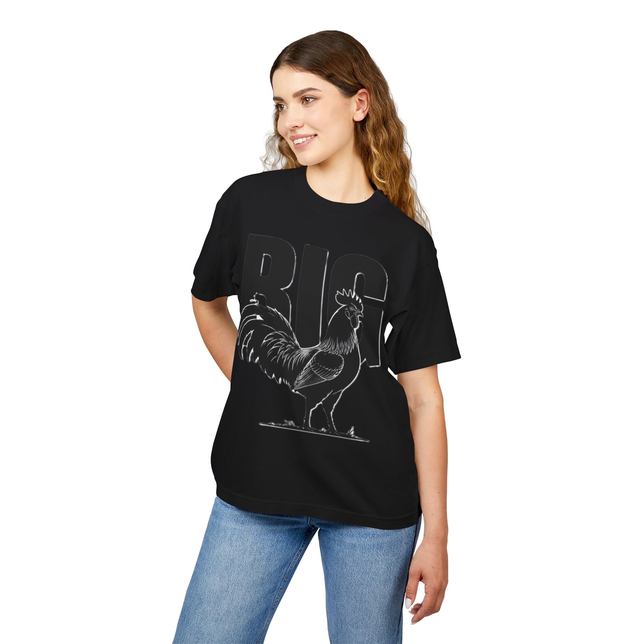 Rooster 'BIG' Graphic Tee — Bold Farmhouse Streetwear