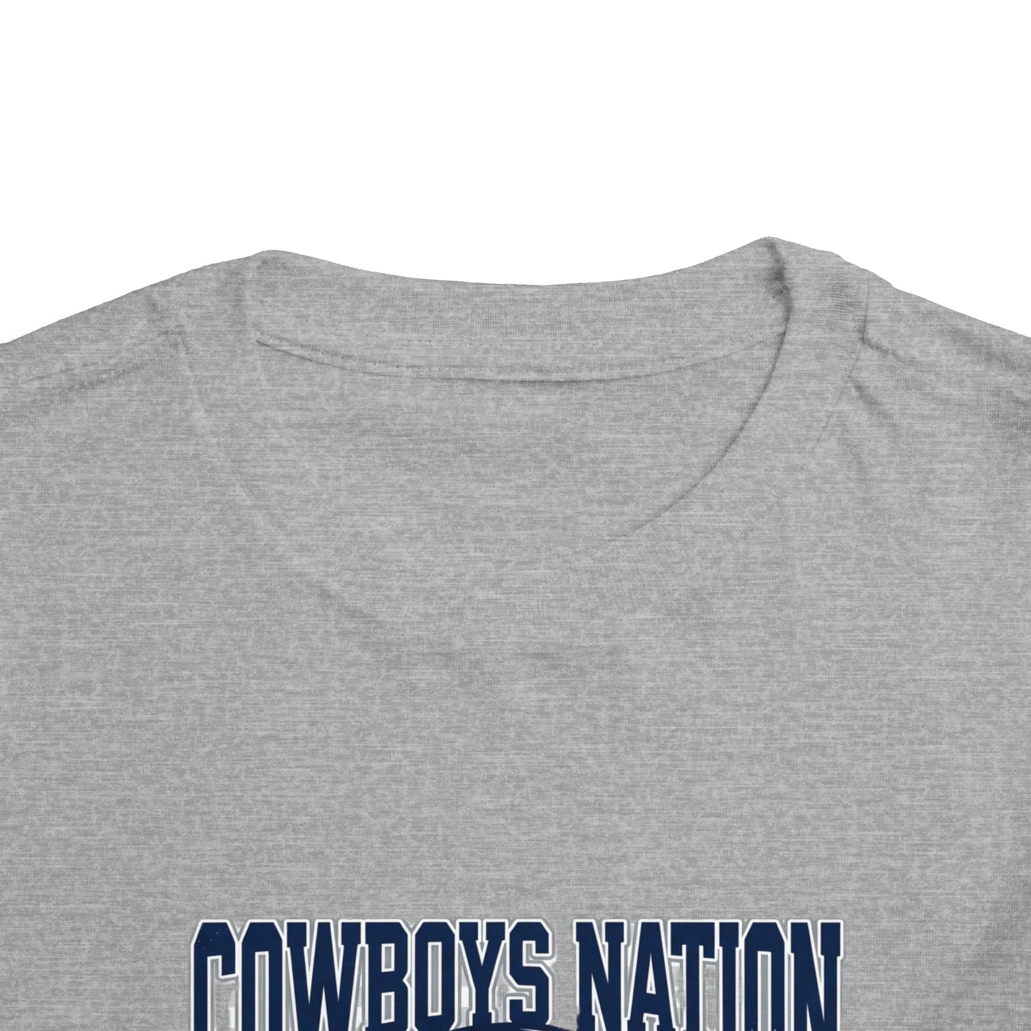 Cowboys Nation Toddler Tee — Ride or Die Football Shirt