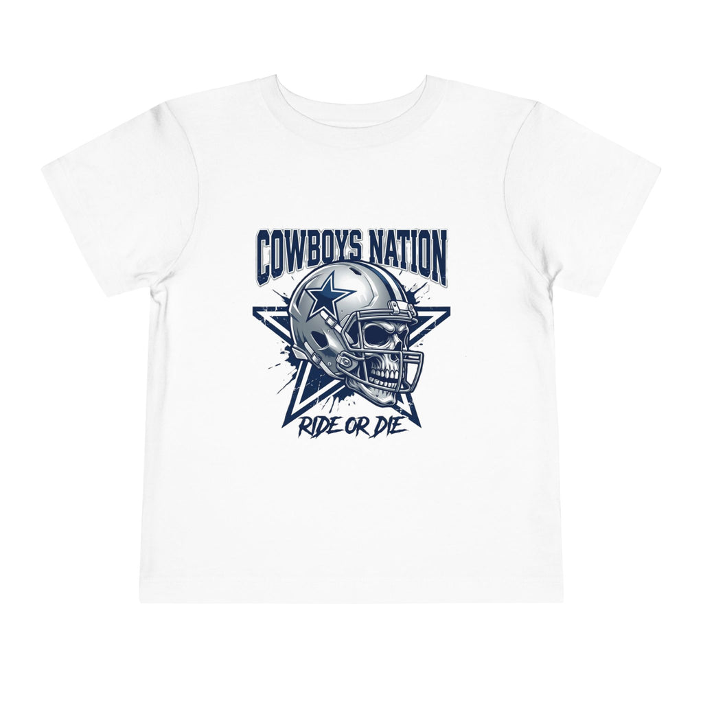 Cowboys Nation Toddler Tee — Ride or Die Football Shirt